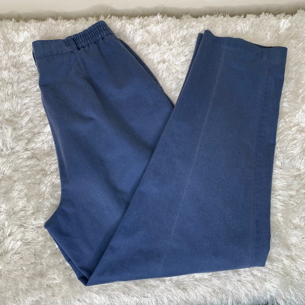 Cabin Creek Cotton Blend High Waist Pleat Front Pants Trousers Sz Medium 8